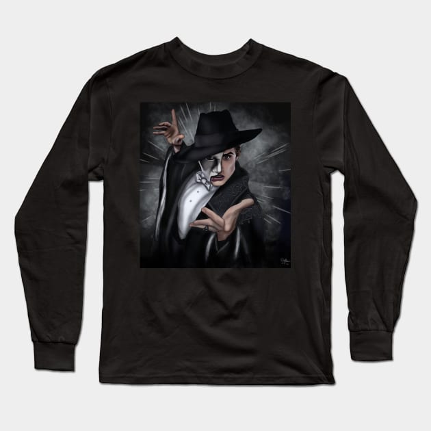 I am the Angel of Music Long Sleeve T-Shirt by Vallieboy_art